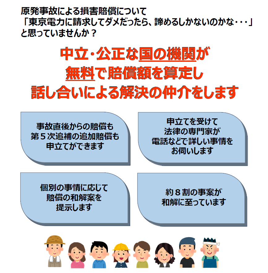 ふくしまポータル | 【平日夜間・土曜窓口の開設】原子力損害